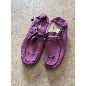 Simply Southern Purple Jeep Slip On Flat ‘hey Dude’ Style Loafer Shoes Womens 9
